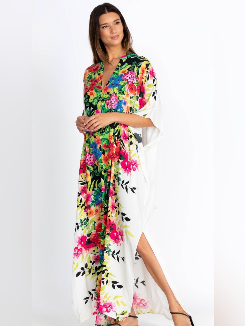 Johnny Was Dana Maxi Kaftan Dress